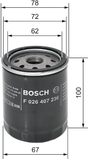 Bosch Oil Filter F 026 407 236
