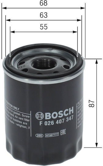 Bosch Autoölfilter F 026 407 347