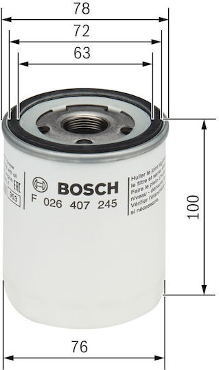Filtru De Ulei Bosch F 026 407 245