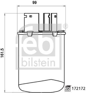 Fuel Filter Febi Bilstein 172172