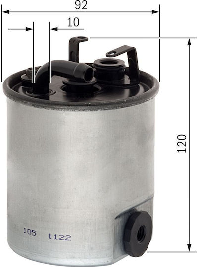 Filtru de Benzină Bosch F 026 402 044