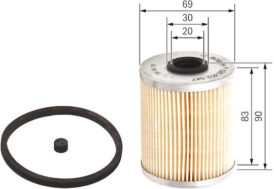 Bosch Fuel Filter F 026 402 047