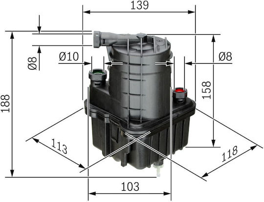 Bosch Fuel Filter 0 450 907 015