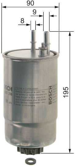 Bosch Fuel Filter F 026 402 206