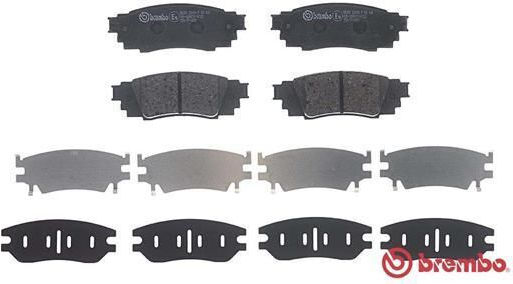 Brembo Комплект Спирачни Накладки Дискова Спирачка P 83 160