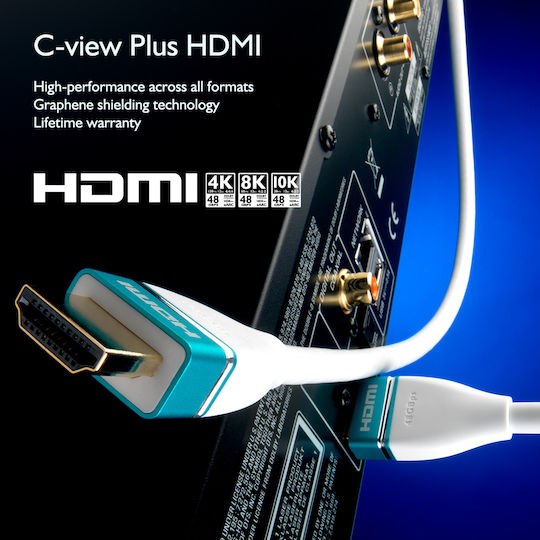 Chord C-view Kabel HDMI-Stecker - HDMI-Stecker 0.75m Schwarz