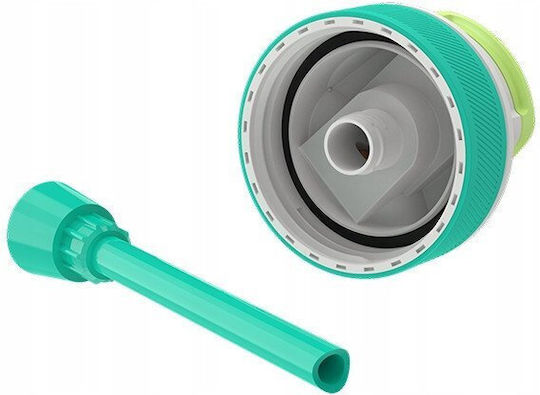 Kambukka Пластмасова Детска Бутилка За Вода със Сламка Non Spill Зелена 400ml