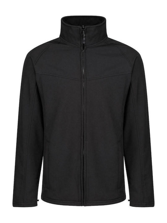 TRA642 Geacă de Iarnă Softshell Waterproof și cu protecție împotriva vântului Negru