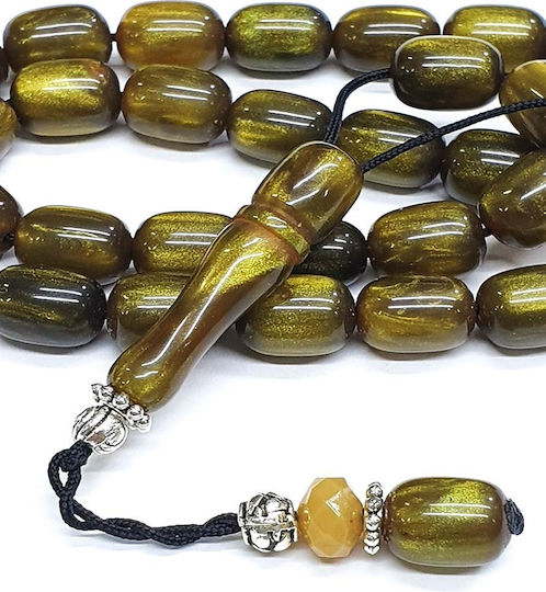 Worry Beads 33 Beads Mastic Bakelite Kom12274