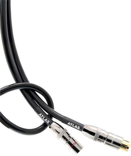 Atlas Cables Cable XLR male - XLR female Μαύρο 0.5m