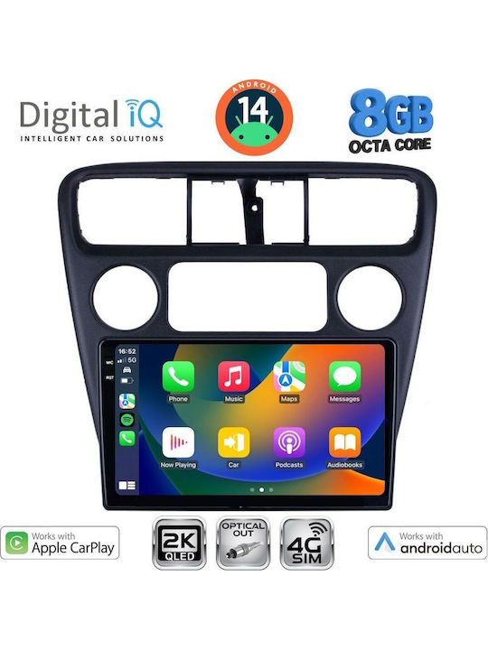 Digital IQ Car Audio System for Honda Accord 1998-2004 (Bluetooth/USB/WiFi/GPS/Apple-Carplay/Android-Auto) with Touch Screen 9"