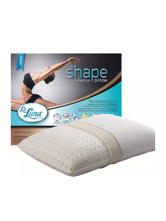 La Luna The Shape Retention Μαξιλάρι Ύπνου Memory Foam Ανατομικό 40x60x16cm