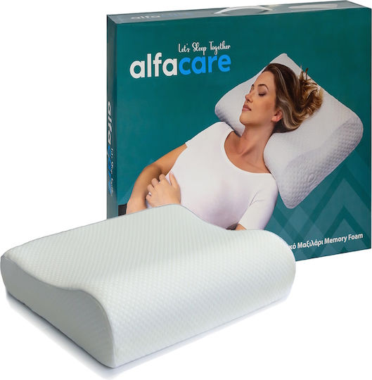 Alfa Care Economy Kopfkissen Schlaf Memory-Schaum Anatomisch 40x50x10cm