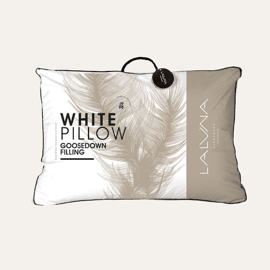 La Luna White Goose Feathered Bed Pillow 50x70cm