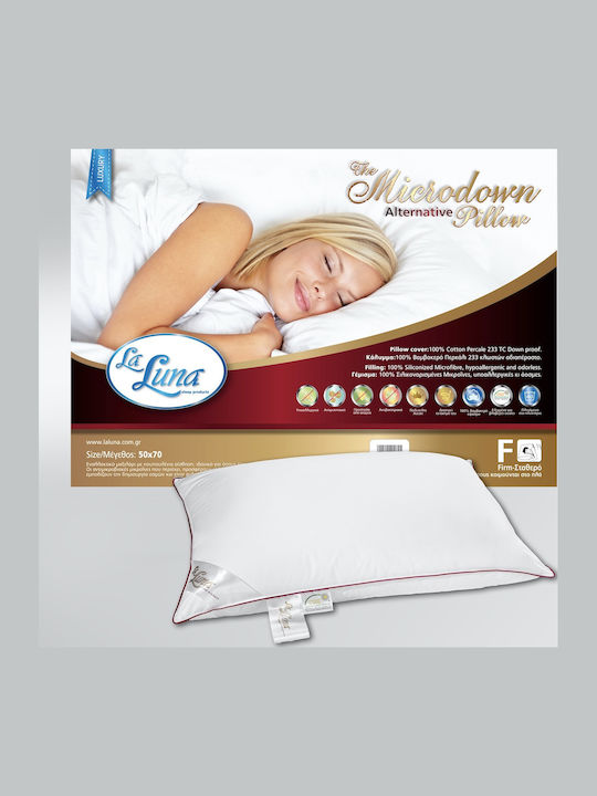 La Luna Microdown Alternative Bed Pillow Polyester 50x70cm