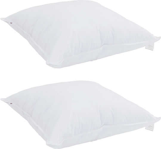 vidaXL Bamboo Bed Pillow Cotton Made 40x40cm 2 Pieces