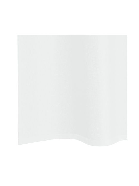 vidaXL Set Vorhänge mit Grommets Weiße 140x225cm
