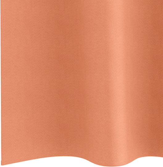 vidaXL Set Vorhänge Fenster mit Grommets Orange 140x175cm