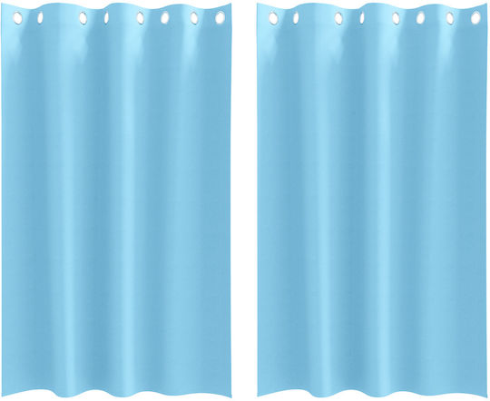 vidaXL Window Curtains With Grommets