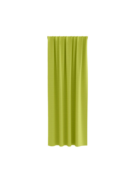 vidaXL Set Curtains with Green Pencil Pleat 140x225cm