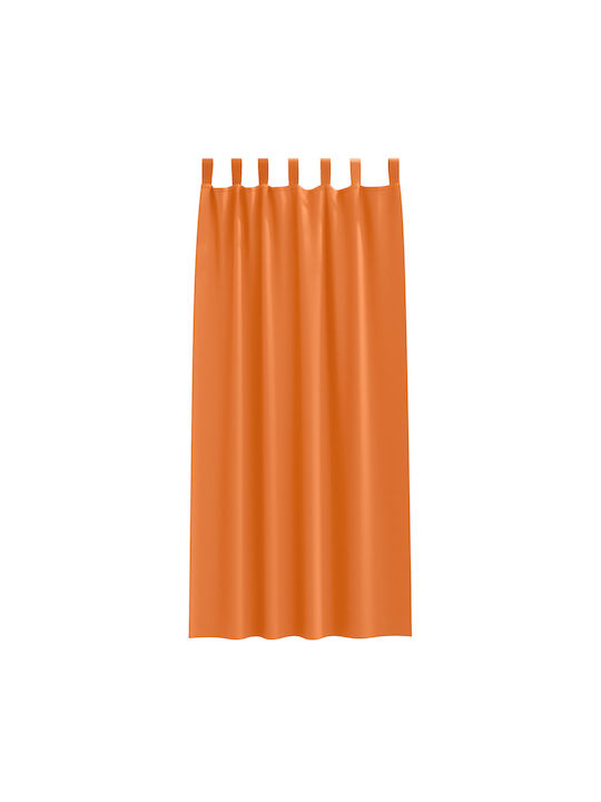vidaXL Set Curtains with Tab Top Orange 140x260cm