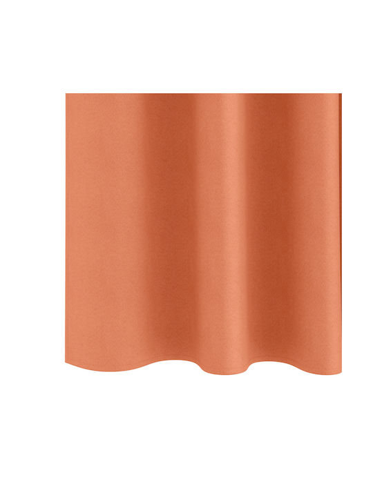 vidaXL Set Perdele Cu Coafură Portocalii 140x260 cm