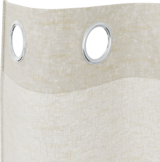 vidaXL vidaXL Vorhänge mit Grommets Beige 140x225cm