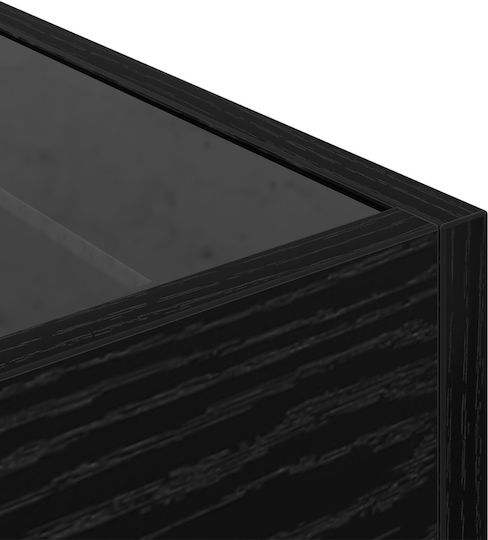 Nachttisch Black oak 30x40x40cm