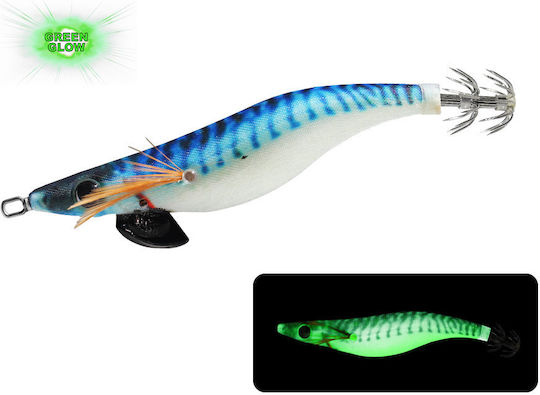 Oceanic Egido Real Jerk 3.5s Squid Jigs Fluorescent Red Mullet