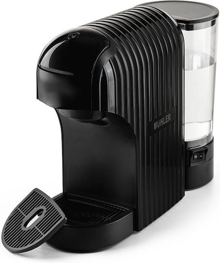 Muhler Pod Coffee Machine Nespresso Pressure 20bar Black