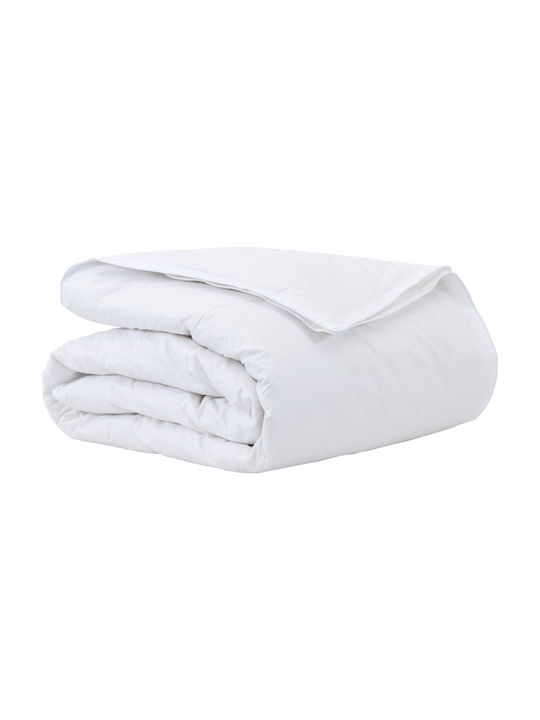 vidaXL Bettdecke Einzelbett Daunen 140x220cm White