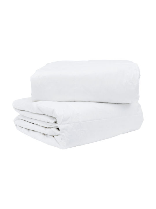 vidaXL Bettdecke Doppelbett Daunen 200x240cm White