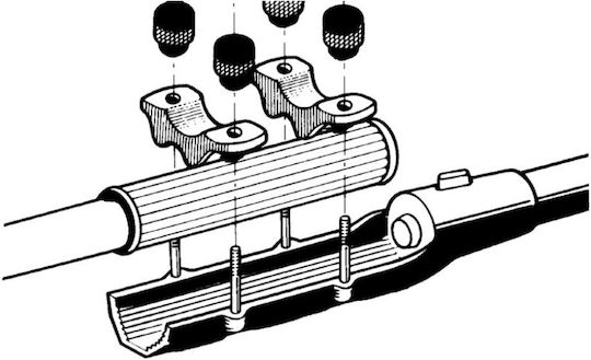 Extension Rod for Outboard Engines Length 700 Mm