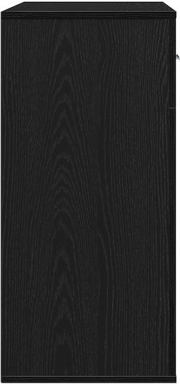 Bufet cu Sertare Black Oak 79x38x80cm