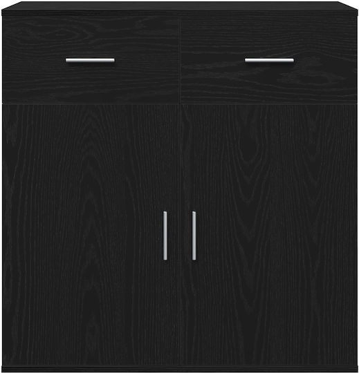 Bufet cu Sertare Black Oak 79x38x80cm