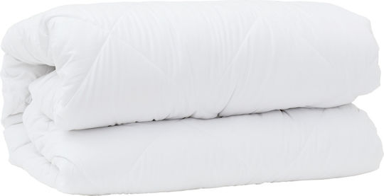 vidaXL Одеяло King Size 260x220см Бяло