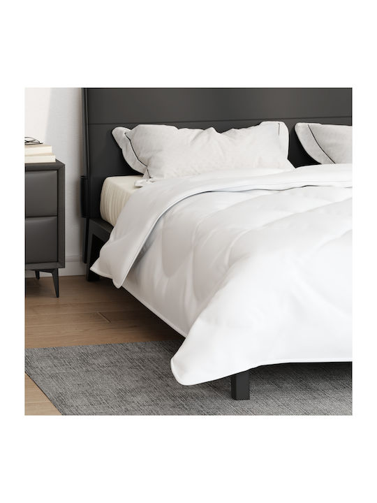 vidaXL Doppeldecke 200x200cm Weiß