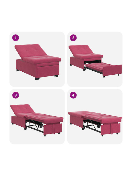 Armchair Bed Bordeaux 191x67x82cm