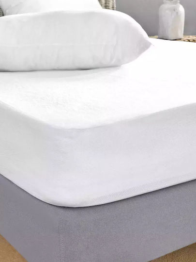 Palamaiki Schutzauflage Einzel Wasserdicht Weiß 90x200+30cm
