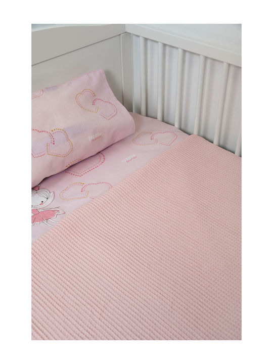 Biokarpet Naf Naf Little Fairies 303 Somon Pink Βρεφική Πικέ Κουβέρτα-κουβέρτα Πικέ Biokarpet Naf Naf Little Fairies 303 Somon Pink Βρεφική Πικέ Κουβέρτα-κουβέρτα Πικέ