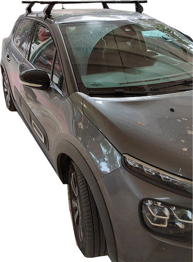 Hermes Roof Bars Set with Roof Rack Legs for Citroen C3 Aircross 2017-2024 2 Pieces