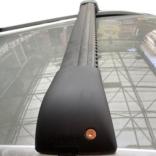 Nordrive Kit Car Roof Bars Legs Nordrive Silenzio CX Black Aluminum VW Tiguan 2023+ 2 Pieces Mv.vwtiguan.17