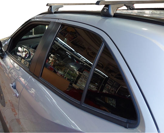 Nordrive Kit Car Roof Bars Legs Nordrive Helio Black Aluminum Toyota Yaris Cross 2021+ 2 Pieces Mb.tyariscross.02
