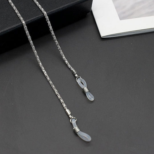 Eyeglass and Mask Chain 2mm Silver