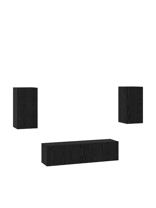 Wohnzimmer TV-Einheit Black Oak L30.5xB30xH30cm