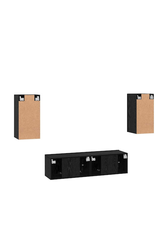 Wohnzimmer TV-Einheit Black Oak L30.5xB30xH30cm