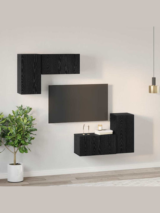 Wohnzimmer TV-Einheit Black Oak L60xB30xH30cm
