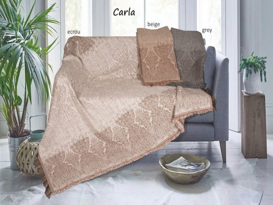 Flamingo Carla Überwürfe Set Grau Flamingo Carla Überwürfe Set Grau