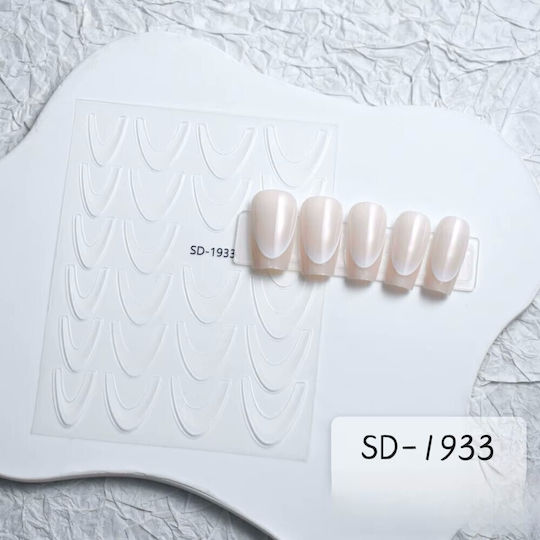Set 23 5d Französische Linienaufkleber Sd-1933