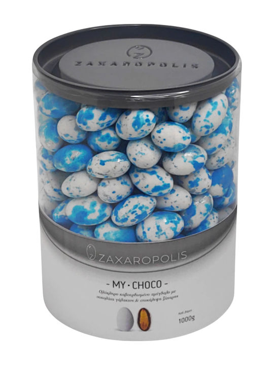 Zaxaropolis Κουφέτα Αμυγδάλου My Choco σε Σχήμα Κλασικό με Γεύση Σοκολάτα Μπλε 1000gr